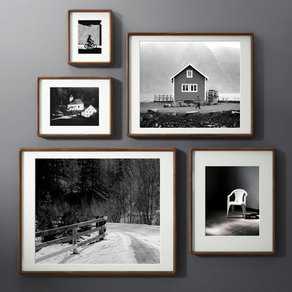 Venusmiles 8x10 Picture Frame, USA-Sourced Natural Walnut Wood Photo Frame with Tempered Glass, Handcrafted Rounded Corner 8 x 10 Wooden Frame Matted to 5x7 Photo, Wall or Tabletop Display