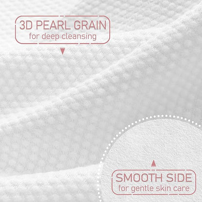 100% Cotton Disposable Face Towel 200 Count 10x12 Inch | Biodegradable Thick