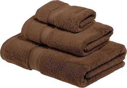 Superior Solid Egyptian Cotton Towel Set, Hand Towel 20” x 30”, Bath Towel 30”