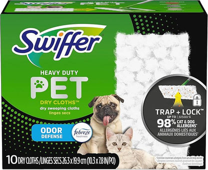 Swiffer Sweeper Pet Heavy Duty Dry Multi-Surface Cloth Refills