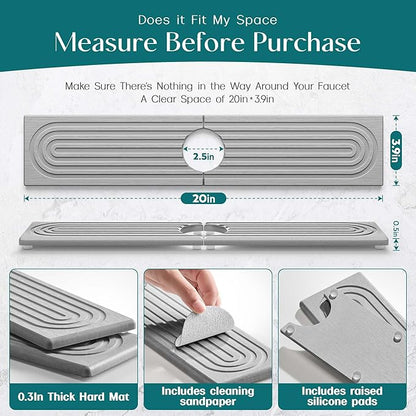 Faucet Mat for Kitchen Sink