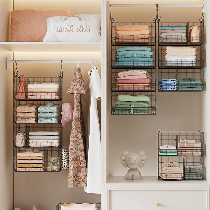 4 Tier Hanging Closet Organizer