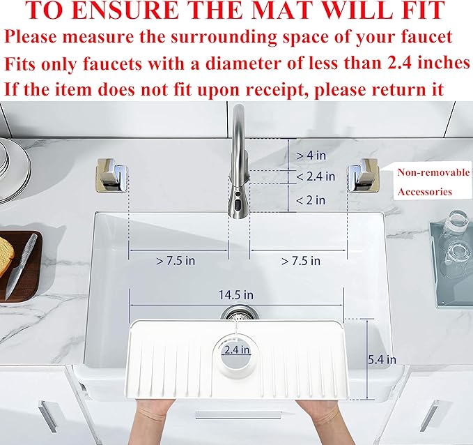 Sink Splash Guard 14.4” x 5.4”