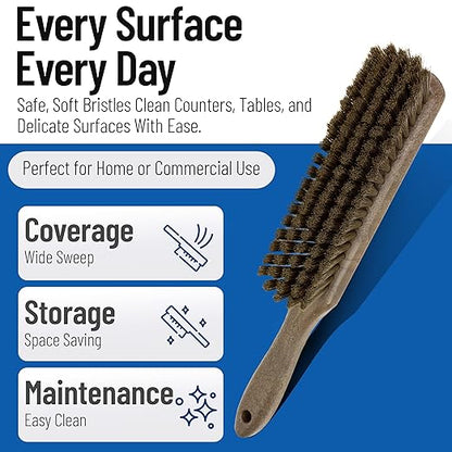 SPARTA Handheld Soft Counter Brush 8 Inch Bristle Span, Countertops, and