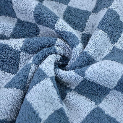 Jacquotha Bathroom Hand Towels Set of 4, Checkered Towels