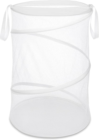 Whitmor 18" Collapsible Laundry Hamper White