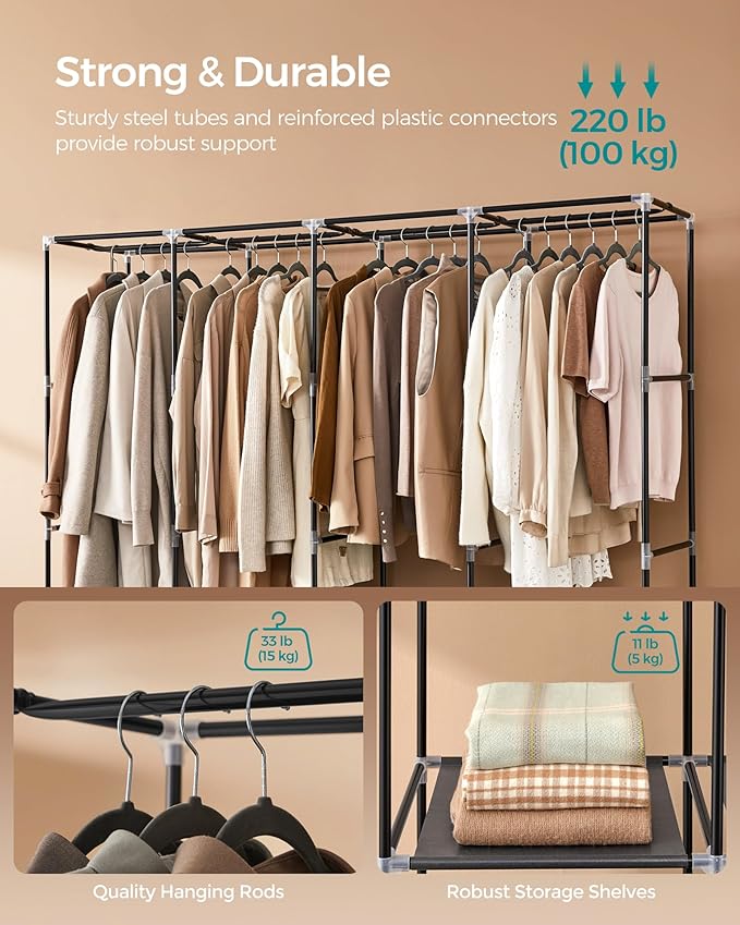 SONGMICS Portable Closet, Wardrobe Closet Organizer