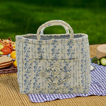 Quilted Fabric Storage Basket