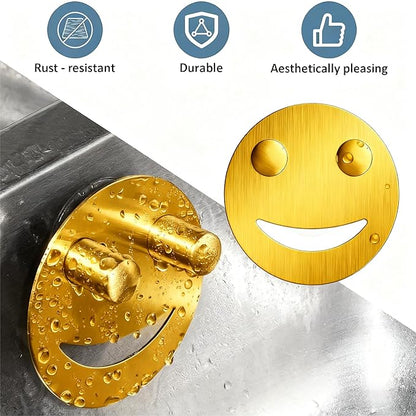 Stainless Steel Smiley Face Sponge Holder, Kitchen Accessories Decor