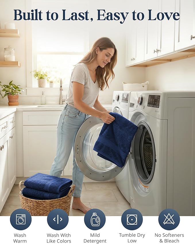 LANE LINEN 24 PCs Bath Towel Set