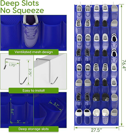 Unjumbly Over the Door Shoe Organizer
