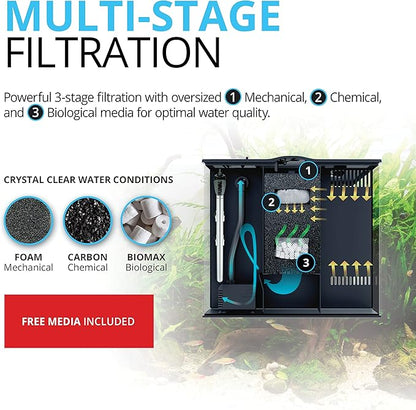 Hagen Flex Freshwater Kit - Black - 15 gal