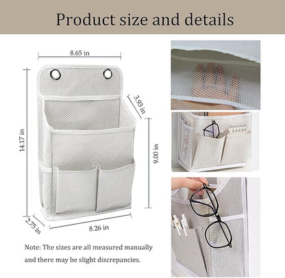 2-Pack Hanging Storage Organizer, Over The Door Hanging Bags/Wall Baskets