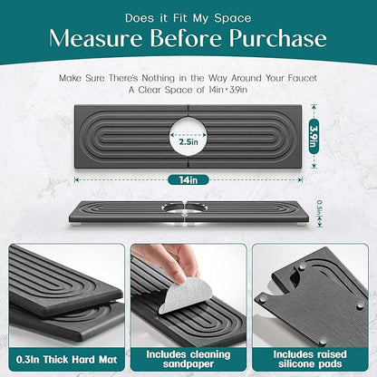 Diatomite Kitchen Faucet Mat