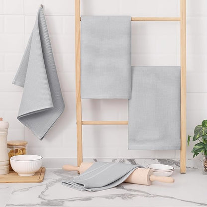 Homaxy 100% Cotton Waffle Weave Kitchen Towels