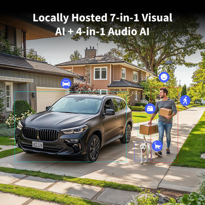 Aqara 4MP Camera Hub G5 Pro WiFi, True Color Night Vision Security Camera Outdoor, 2.4/5Ghz WiFi, HomeKit Secure Video, Thread Border Router, Local Detection, Thread/Zigbee, Supports Alexa,Google Home