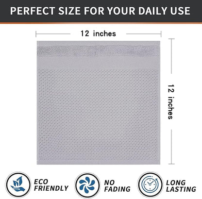 Homaxy 100% Cotton Dish Cloths, 12 Pack