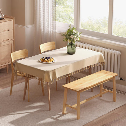 HOOBRO 39.3'' Bamboo Dining Bench, Farmhouse Table Bench, Kitchen & Living Room Furniture, Easy to Assemble, Sturdy and Stable, Natural YL03CD01G2
