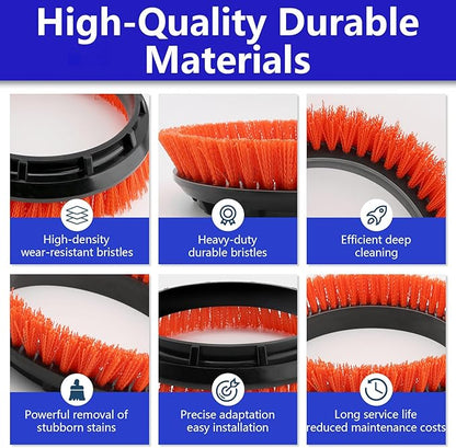 237047 Orange Commercial Tile and Resilient Floor Scrub Brush Replacement