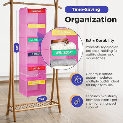 Handy Laundry Hanging Clothes Organizer
