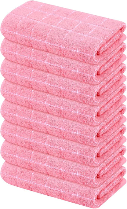 Mordimy 100% Cotton Terry Cloth Kitchen Towels, Super Soft and Absorbent Dish