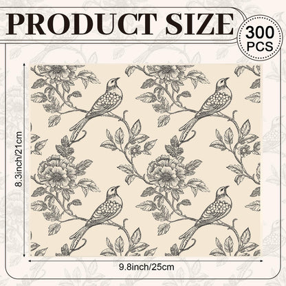 300 Pcs Deli Paper Sheets 8 x 10 Inch Wax Paper Grease Resistant Wrapping Paper Basket Liner for Sandwich Cookies Outdoor Picnic Wedding Baby Shower Birthday Beach