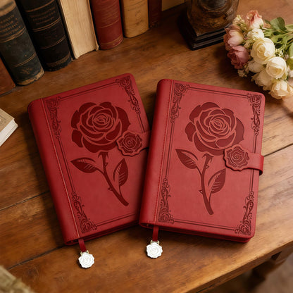 Aocii leather Journal for Women, A5 lined Daily Journal Notebook, Pretty Journaling for Writing, Hardcover Vintage Travel Journals, 240 Pages/120 Sheets, Pen included