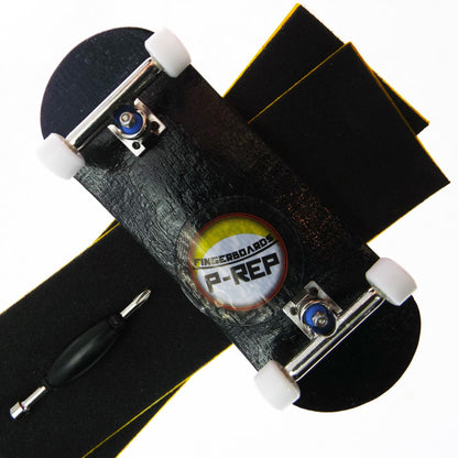 P-REP V2 Pro Performance Complete Wooden Fingerboard 32mm - Black