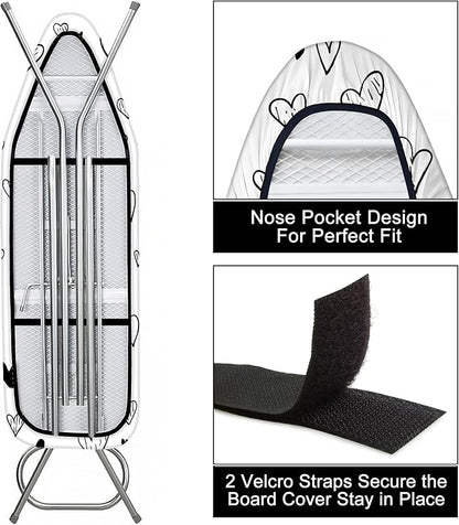 Quick Install Ironing Board Cover 17" x 55" Ironing Board Cover