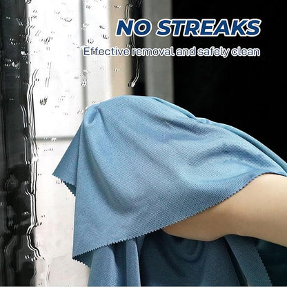 Microfiber Cleaning Cloths Glass Cleaner: 8 Packs 18X18 Window Cleaner Kit Wine