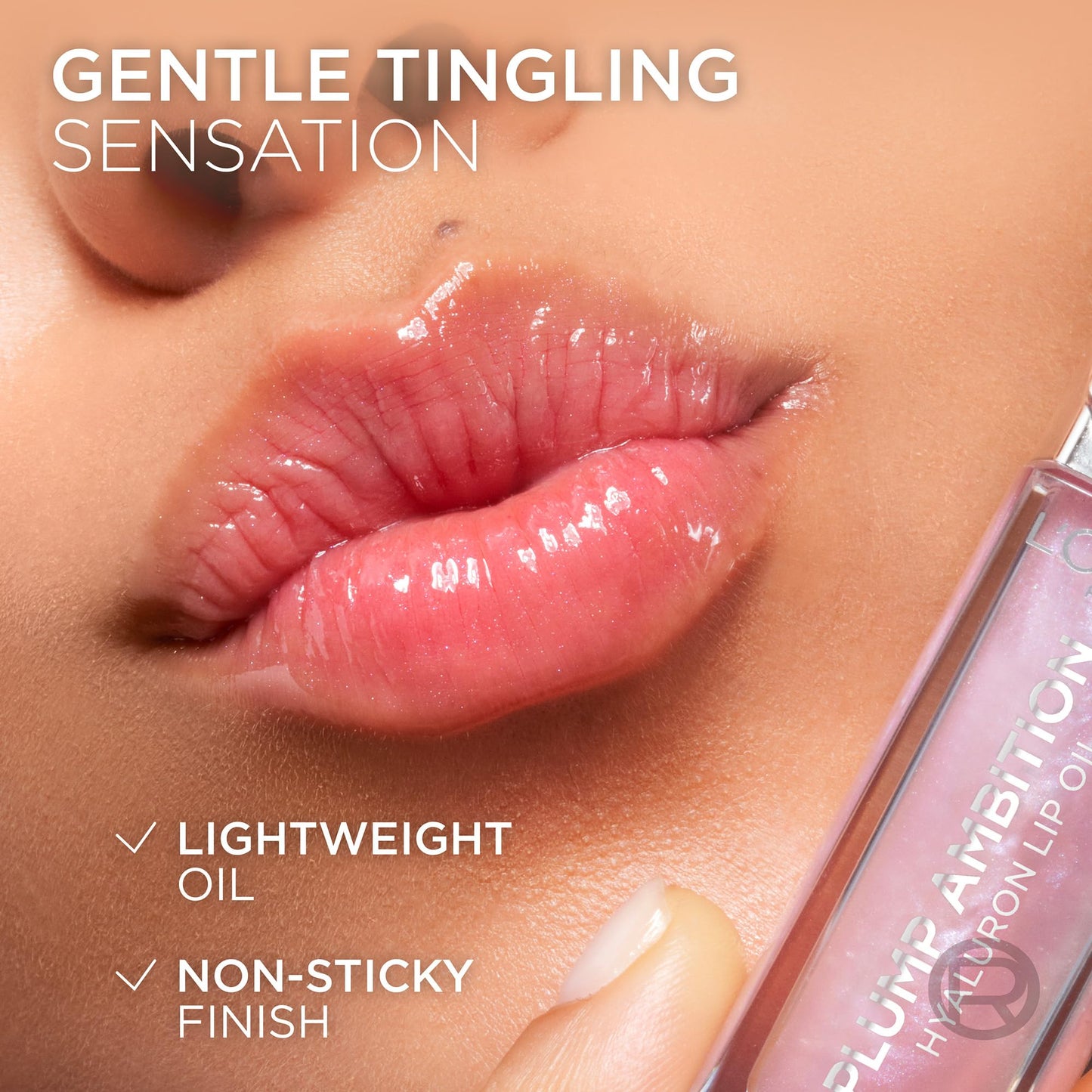 L'Oreal Paris Plump Ambition Hyaluron Lip Oil, 101 Cristal Clear