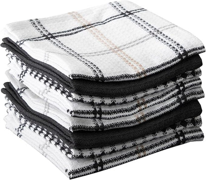 T-Fal Premium Waffle Dish Cloths, Super Soft Long Lasting 100% Cotton Flat