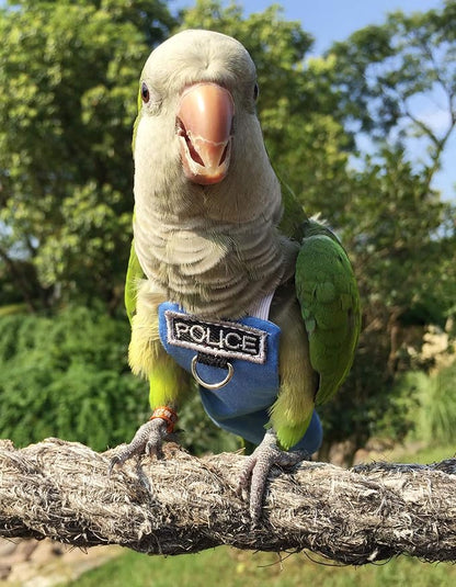 Bird Clothes Parrot Diapers Flight Suits, Reusable Waterproof Diapers for Pet Birds (2XL)