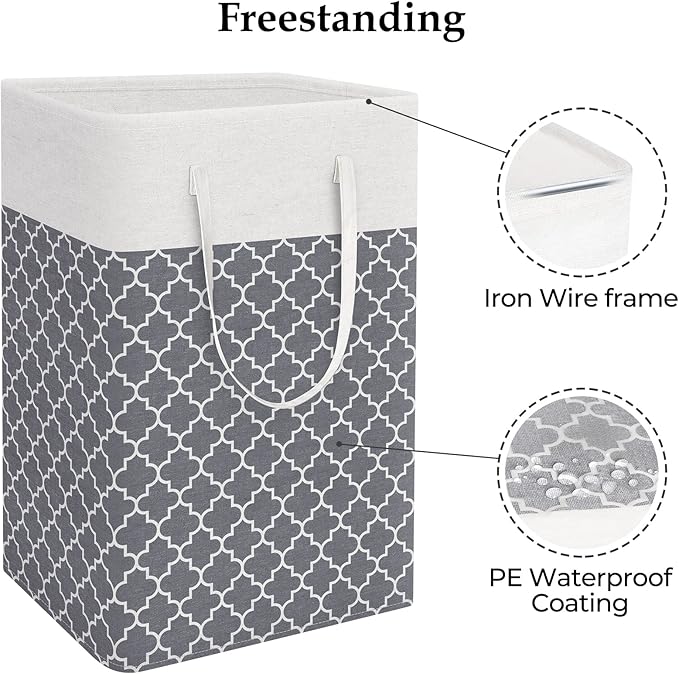 StorageRight Laundry Basket Hamper Large Collapsible Laundry Hamper