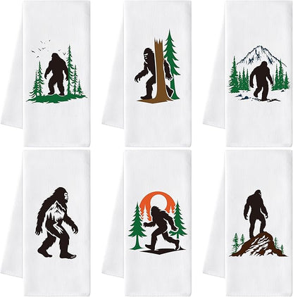 GROBRO7 Funny Gorillas Hand Towel