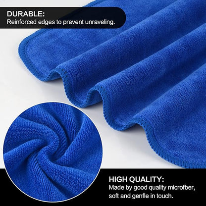 SINLAND Microfiber Facial Cloths Fast Drying Washcloth 12inch x 12inch