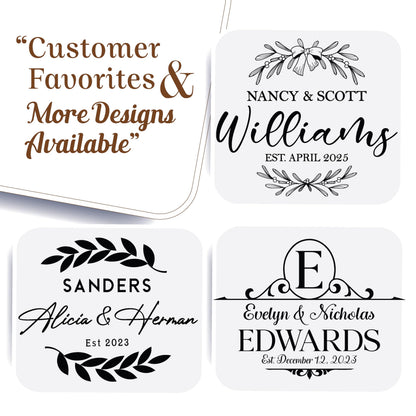 Tayfus Personalized Cutting Board, Custom Engraved Wood Charcuterie Board - Unique Gift Idea for Wedding, Engagement, Bridal Shower, Anniversary & Housewarming - For Couples, Parents & Family
