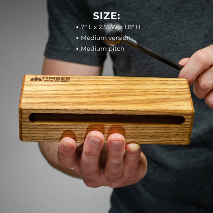 Timber Drum Co. Wood Block Instrument — MADE IN U.S.A. Percussion