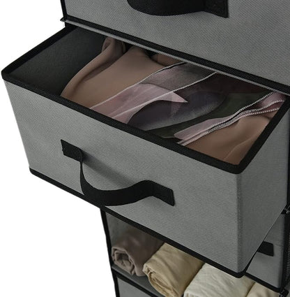 GRANNY SAYS Hanging Closet Organizer 6 Shelves, Closet Organizers and Storage