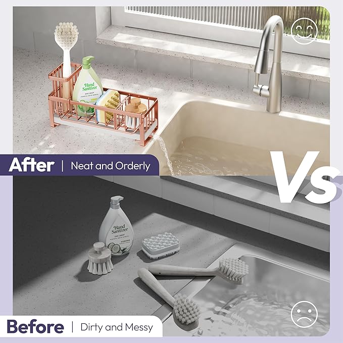 SWTYMIKI Sponge Holder for Kitchen Sink