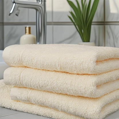 Tens Towels Pack of 12 Washcloths, 12 x 12 Inches, Lighter Weight, Quick to Dry