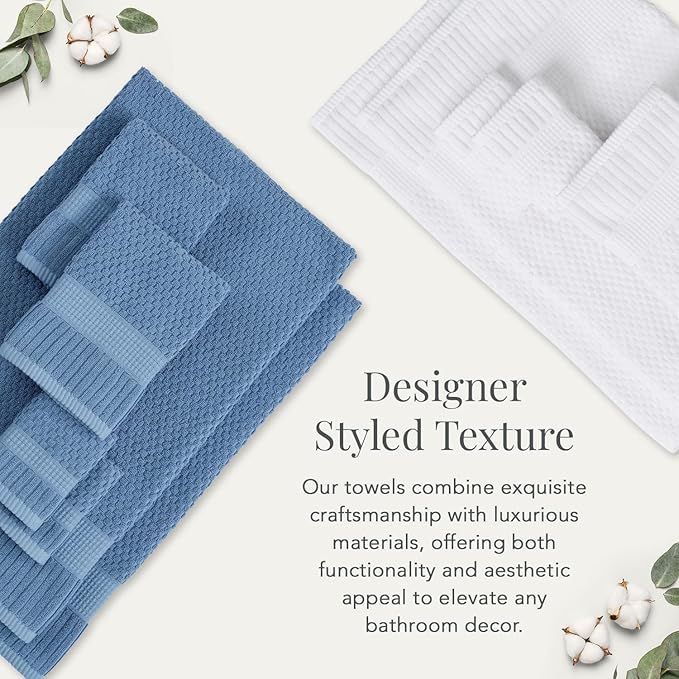 NY Loft 100% Cotton 2 Pack Bath Sheet Towel Set | Absorbent Quick-Dry Oversize