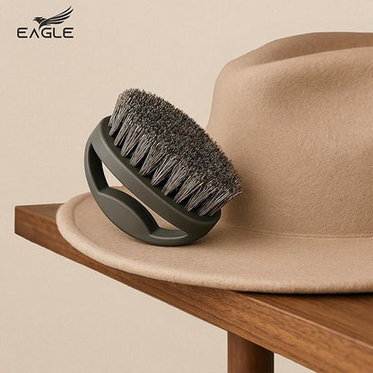 Hat Brush for Felt and Wool – Soft Horsehair Bristles for Cleaning Cowboy Hats