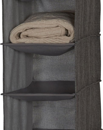 Household Essentials 10-Shelf Wide Hanging Shoe Organizer, Soft and Durable