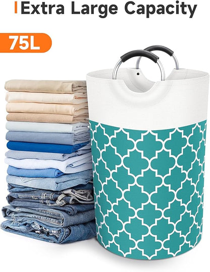 Large Laundry Basket Laundry Hamper Bag Washing Bin Clothes Bag Collapsible Tall