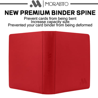 MORABTO Card Binder 20 Pocket,Trading Card Binder Holds up to 2000 Cards with 50 Sleeves,Zipper Card Holder Album Compatible with TCG Card/Game Cards/Sports Card