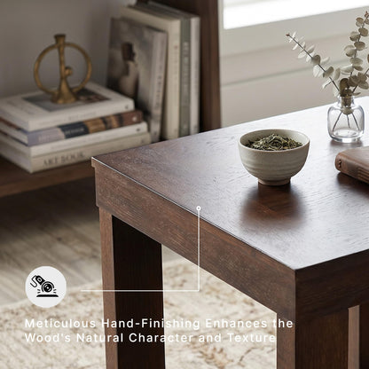 Signature Design by Ashley Watson Classic Oversized Square End Table, Dark Brown