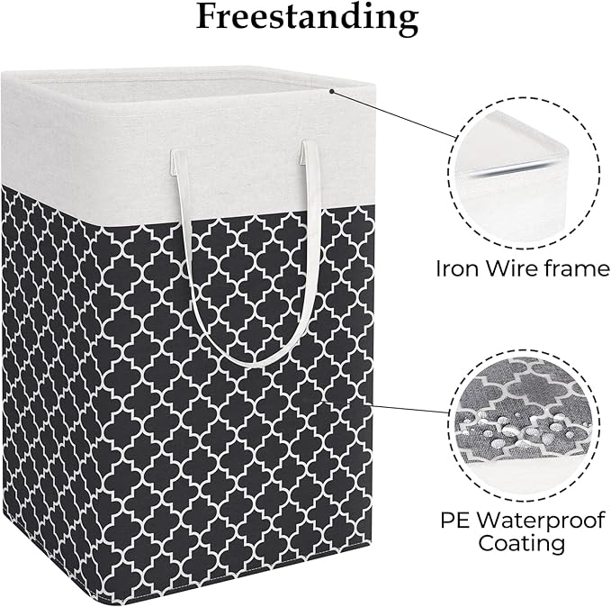 StorageRight Laundry Basket Hamper Large Collapsible Laundry Hamper