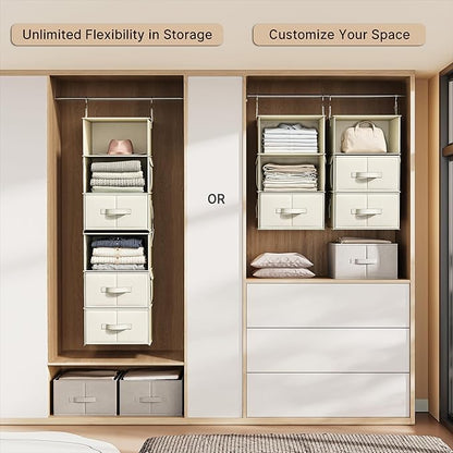Vailando 6-Shelf Hanging Closet Organizer