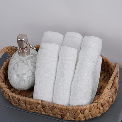 Tens Towels Pack of 60 Washcloths, 12 x 12 Inches, Lighter Weight, Quick to Dry